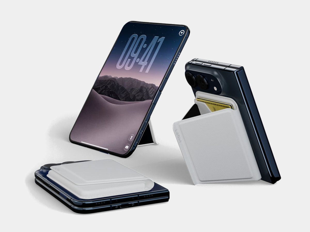 MOFT Snap Fold: cinque carte e un supporto sul retro dell'iPhone Duo