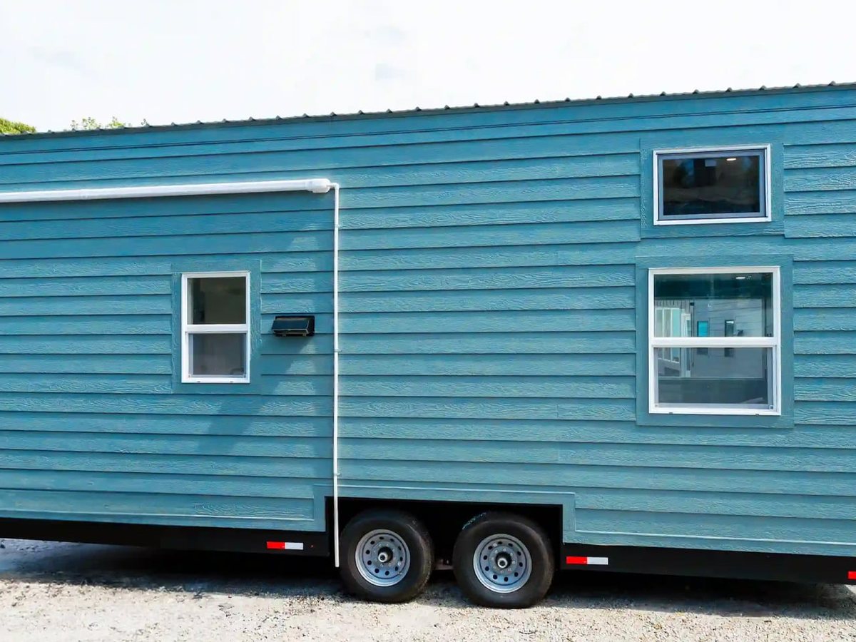 Avalon 24, la tiny home con camera al piano terra e due soppalchi