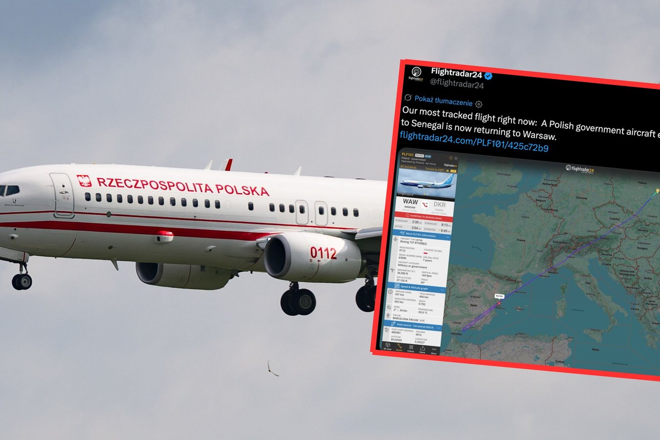 Il presidente Nawrocki interrompe il volo verso il Senegal e torna a Varsavia