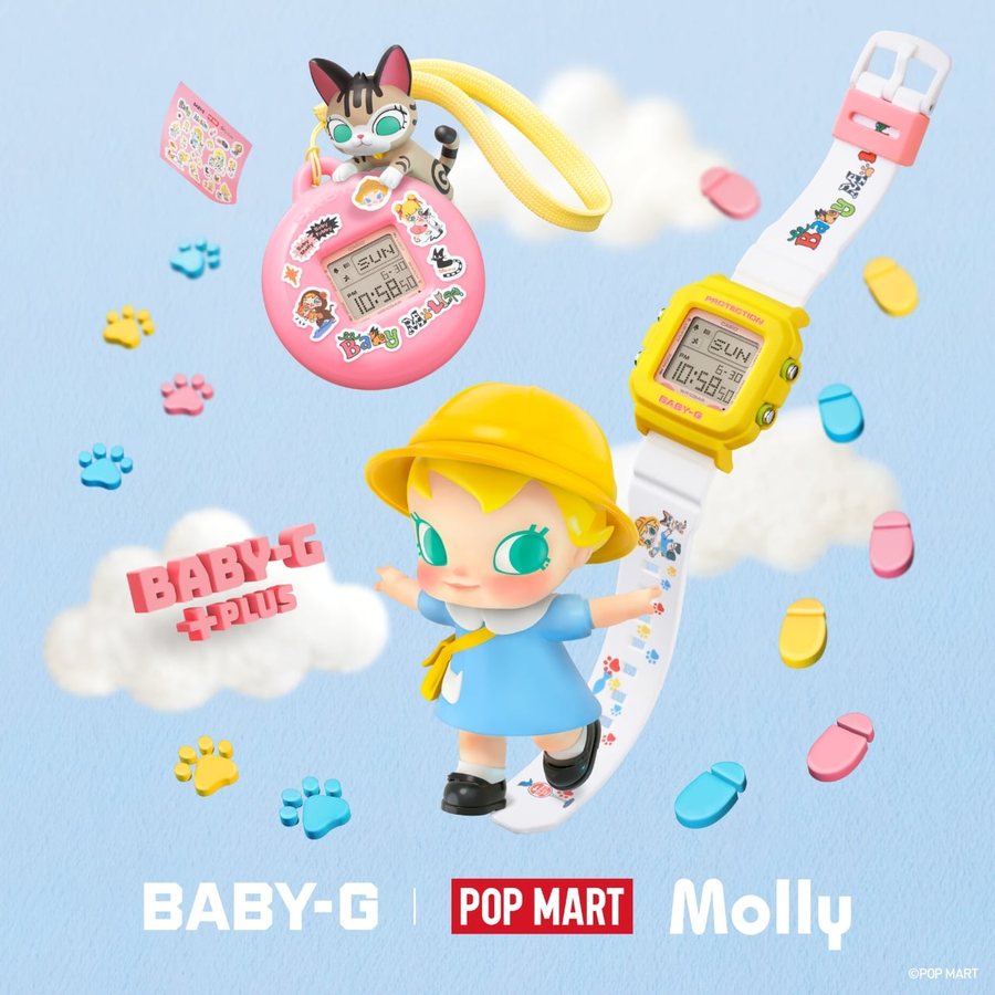 Casio e POP MART lanciano il BABY-G x Baby Molly, orologio che diventa ciondolo senza attrezzi