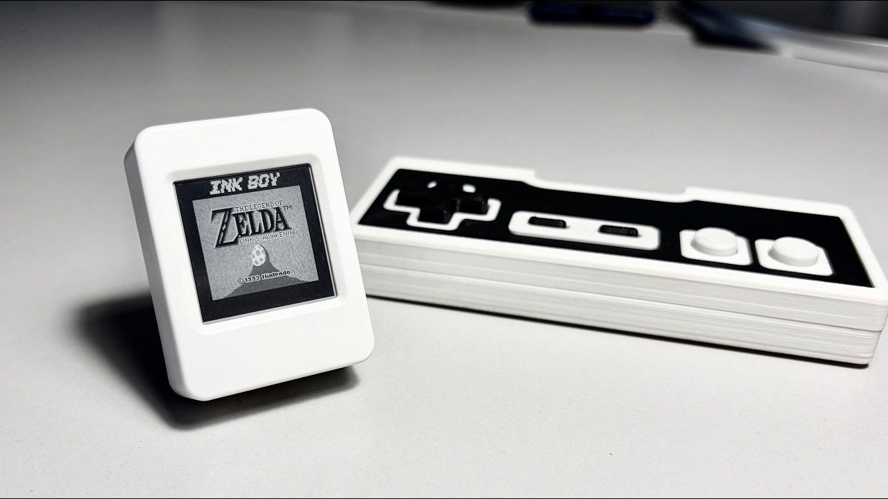 Un display e-paper da 30 FPS riporta il Game Boy in bianco e nero