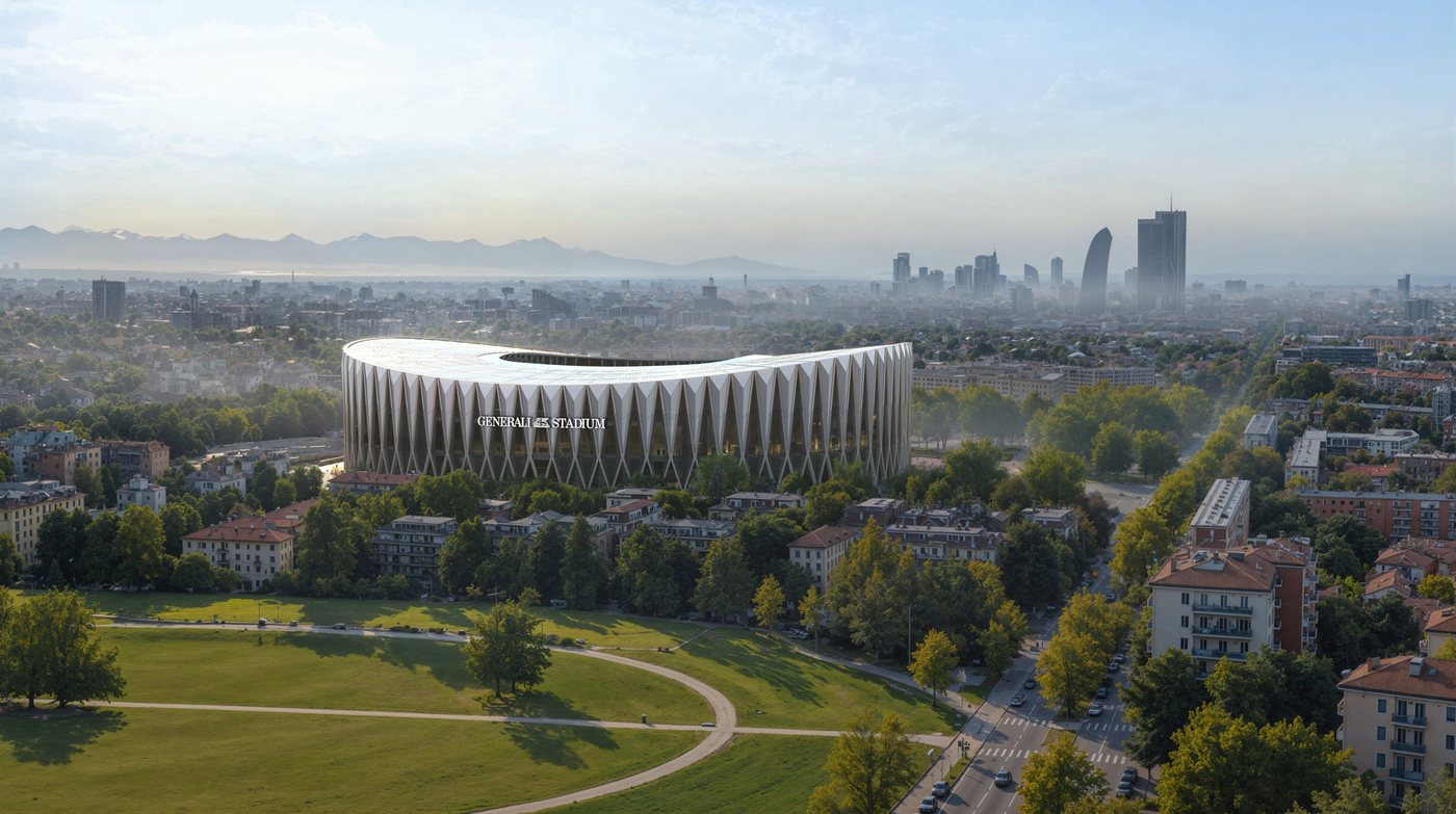 Milano avrà il Generali Stadium, progettato da Norman Foster con 71.500 posti