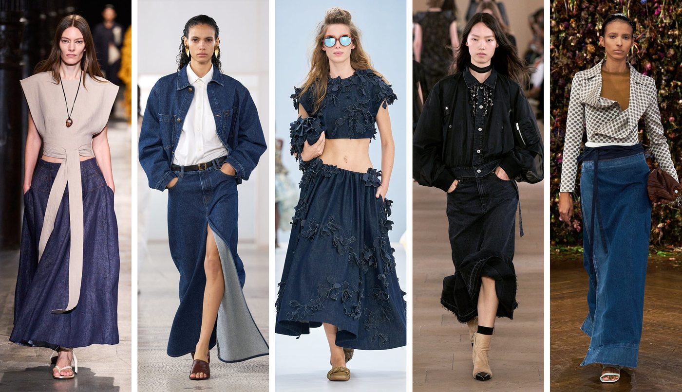 Le gonne di jeans sono il must della stagione autunno-inverno secondo le passerelle