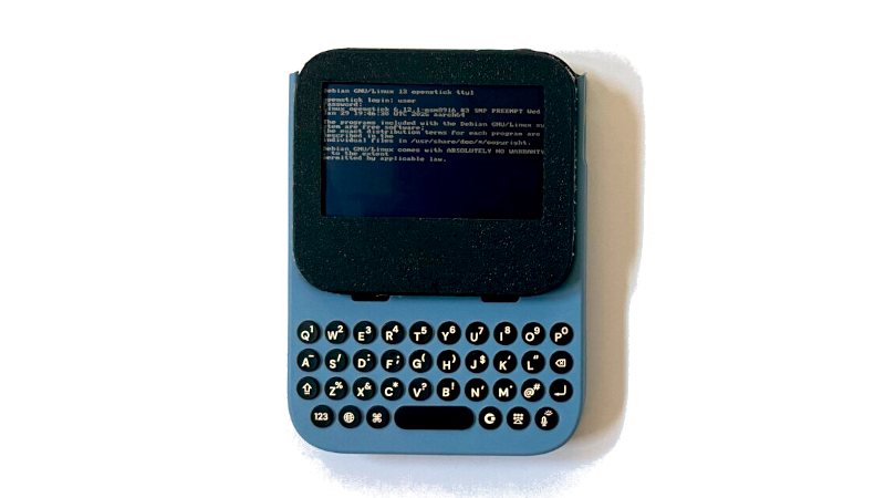 Un hotspot 4G diventa un computer palmare Linux