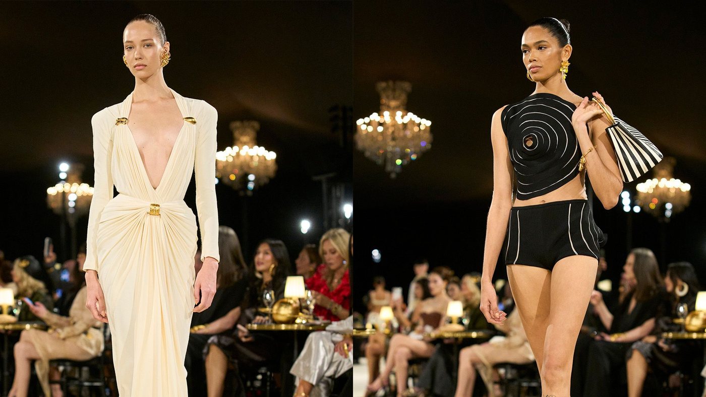 Schiaparelli anticipa la sera del 2027: scollature profonde, giacche ricamate e shorts