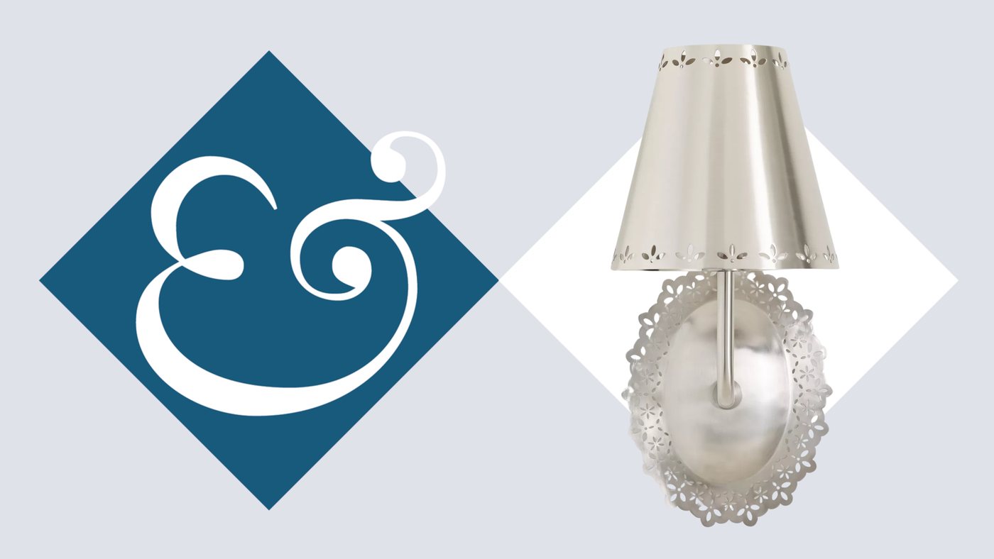 Anthropologie unisce due tendenze d'arredo in una lampada da parete dal design essenziale